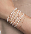 pearl initial bracelet