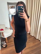 cotton cashmere ottoman pencil skirt