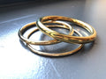 gold bangle - large