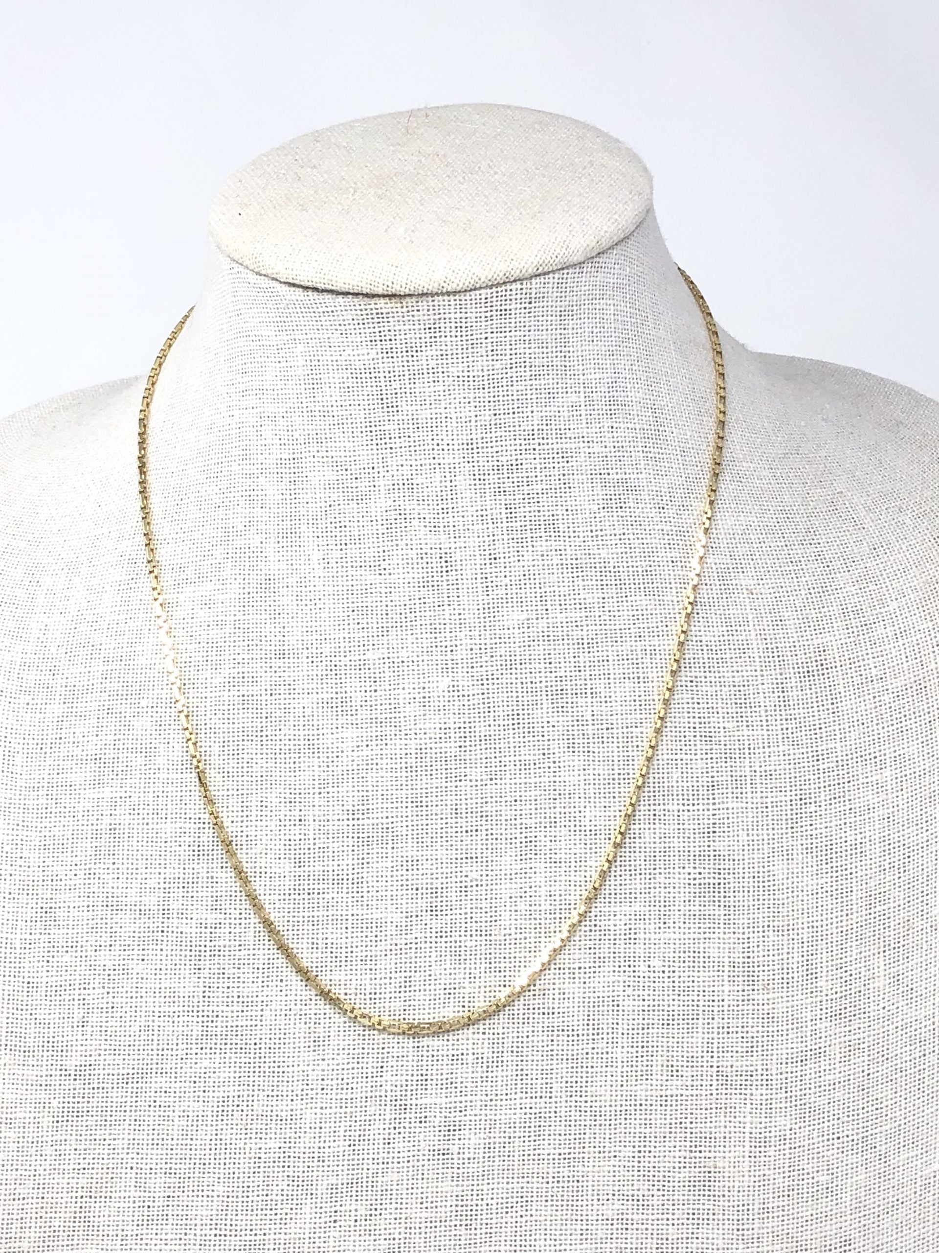 box chain necklace