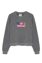 flag raglan crew