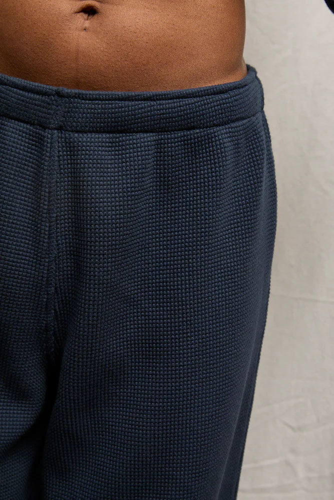 shane waffle pants in navy