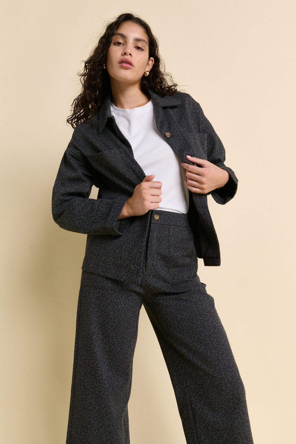 the katherine jacket in leopard