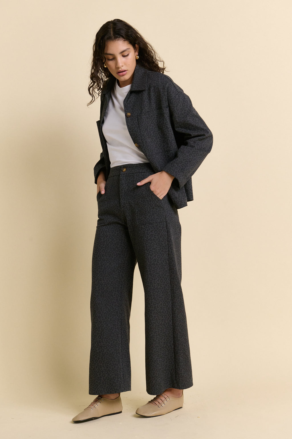 the katherine jacket in leopard