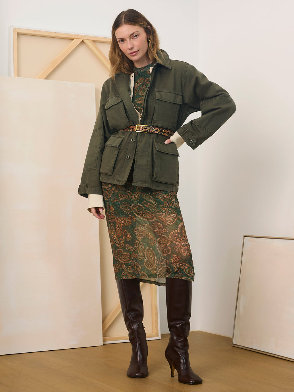 reissue field jacket in kalamata