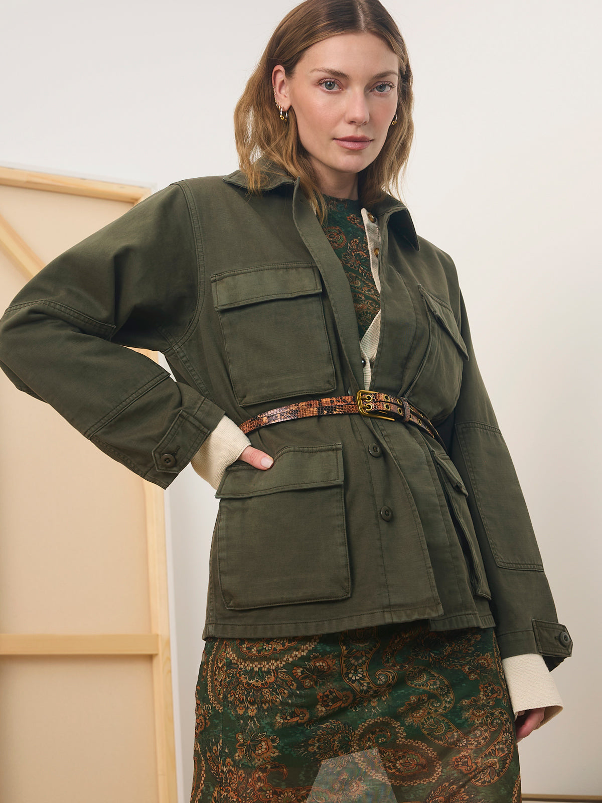reissue field jacket in kalamata
