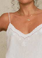 lyla embroidered cami
