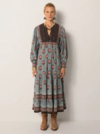 allegra dress in cerulean mist