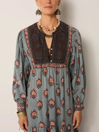 allegra dress in cerulean mist