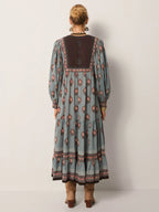 allegra dress in cerulean mist