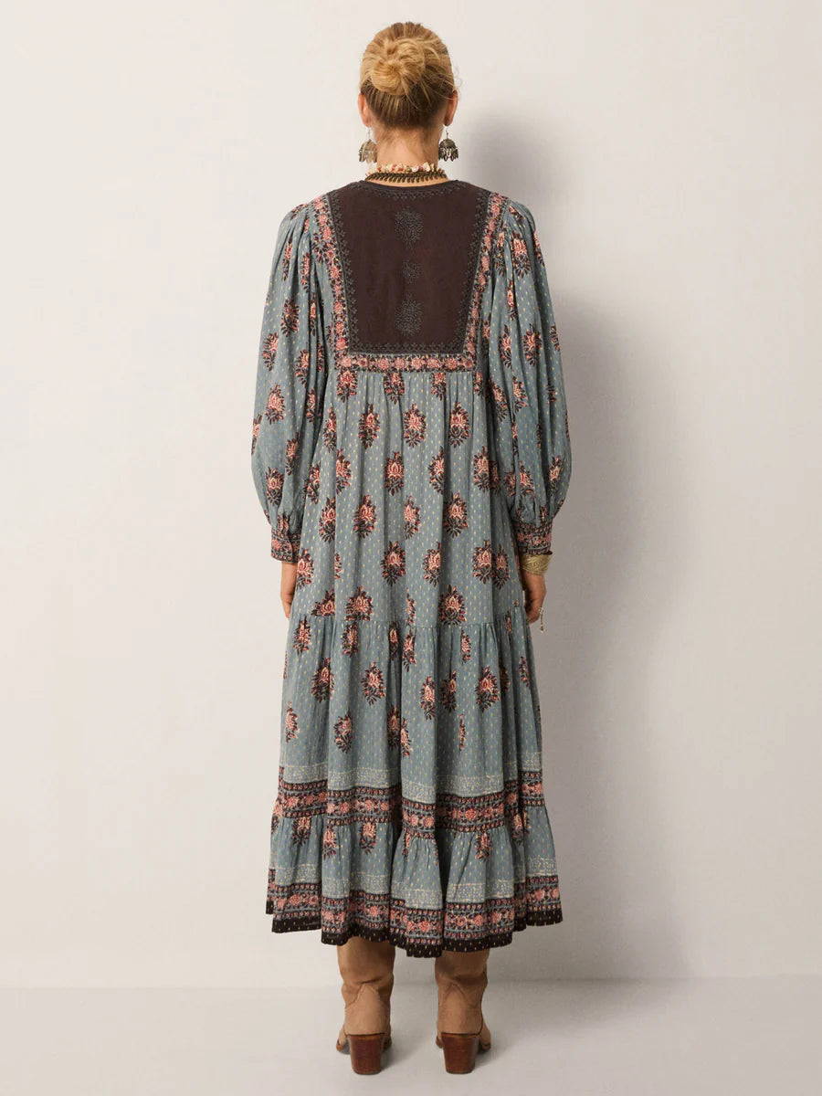 allegra dress in cerulean mist