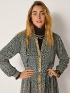 ophelia dress in blue shibor