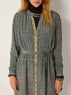 ophelia dress in blue shibor