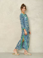 malia embroidered kaftan
