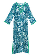 malia embroidered kaftan