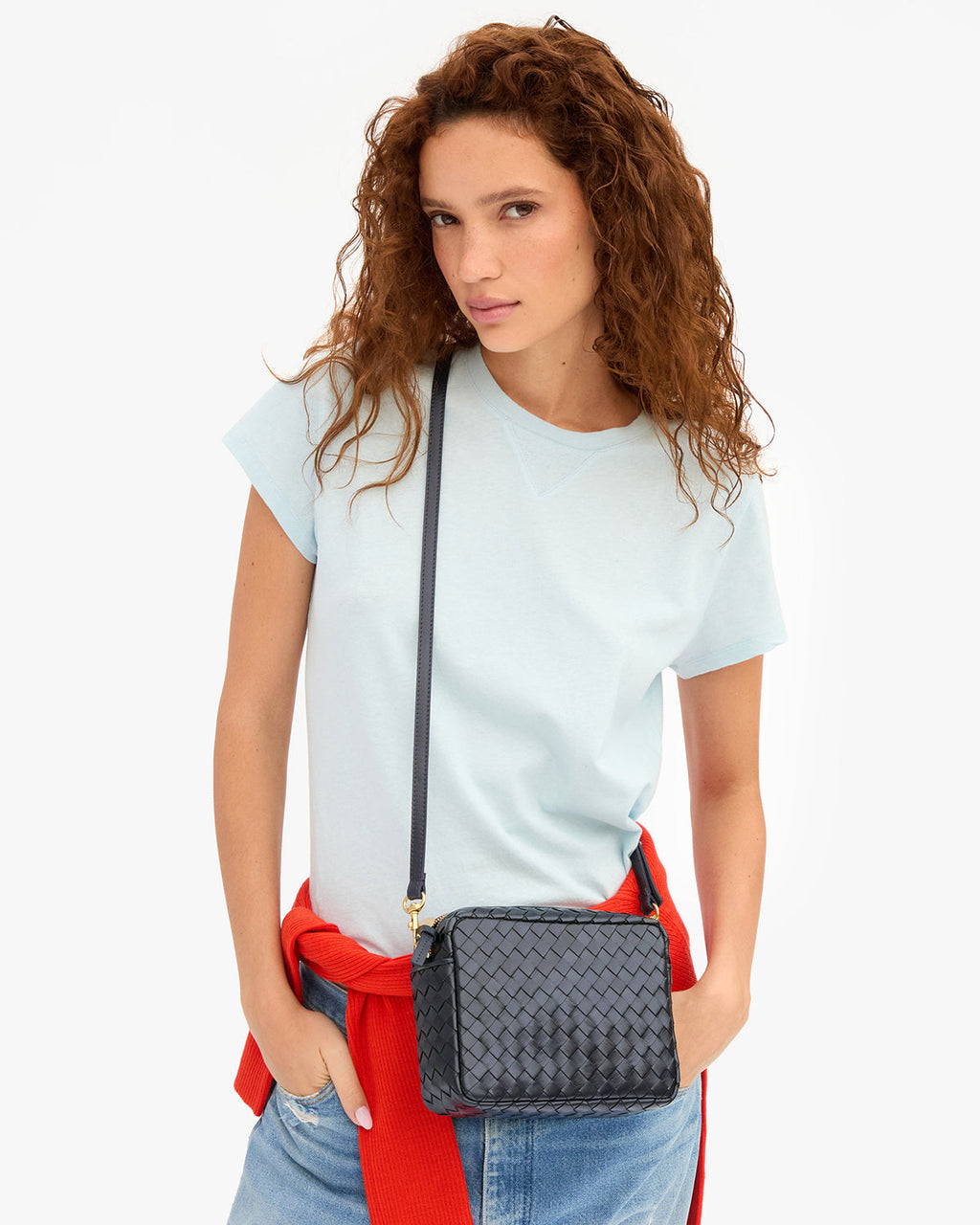midi sac in twilight woven diagonal