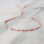 Adjustable Beaded String Bracelets