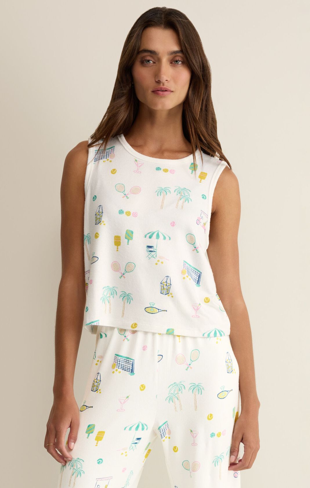 court sports pj tank