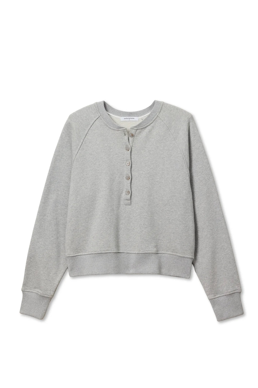 bowen raglan button down sweatshirt