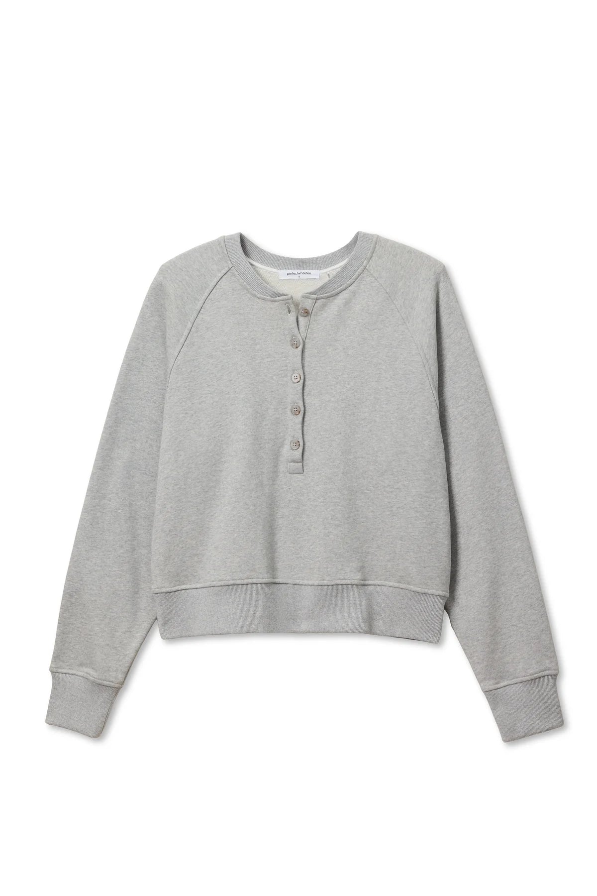 bowen raglan button down sweatshirt