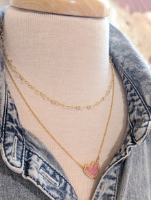  floating hearts necklace