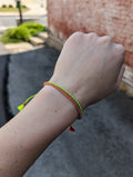 Braided Nylon with Chain Bracelet