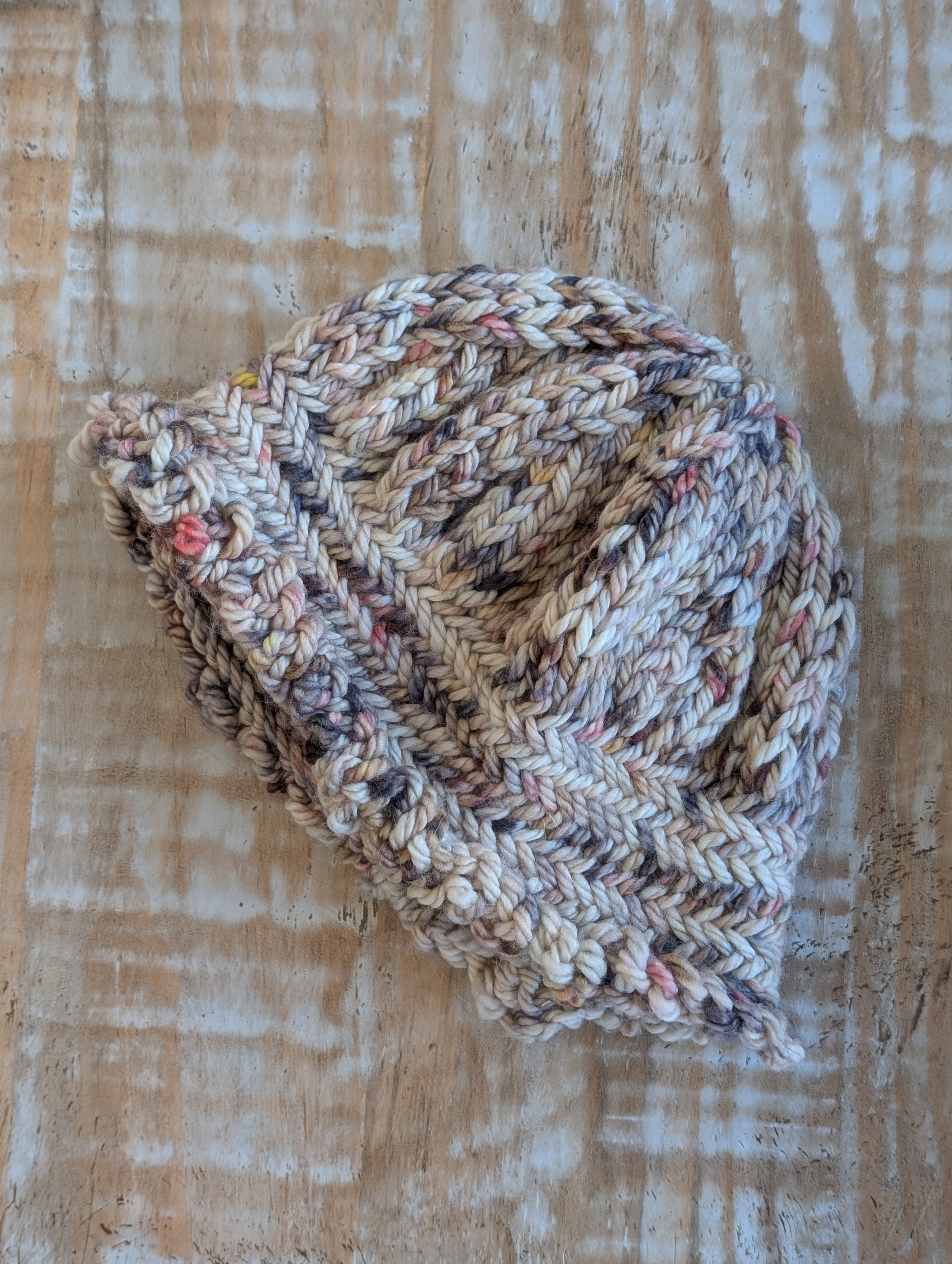 the olivia knit baby hat