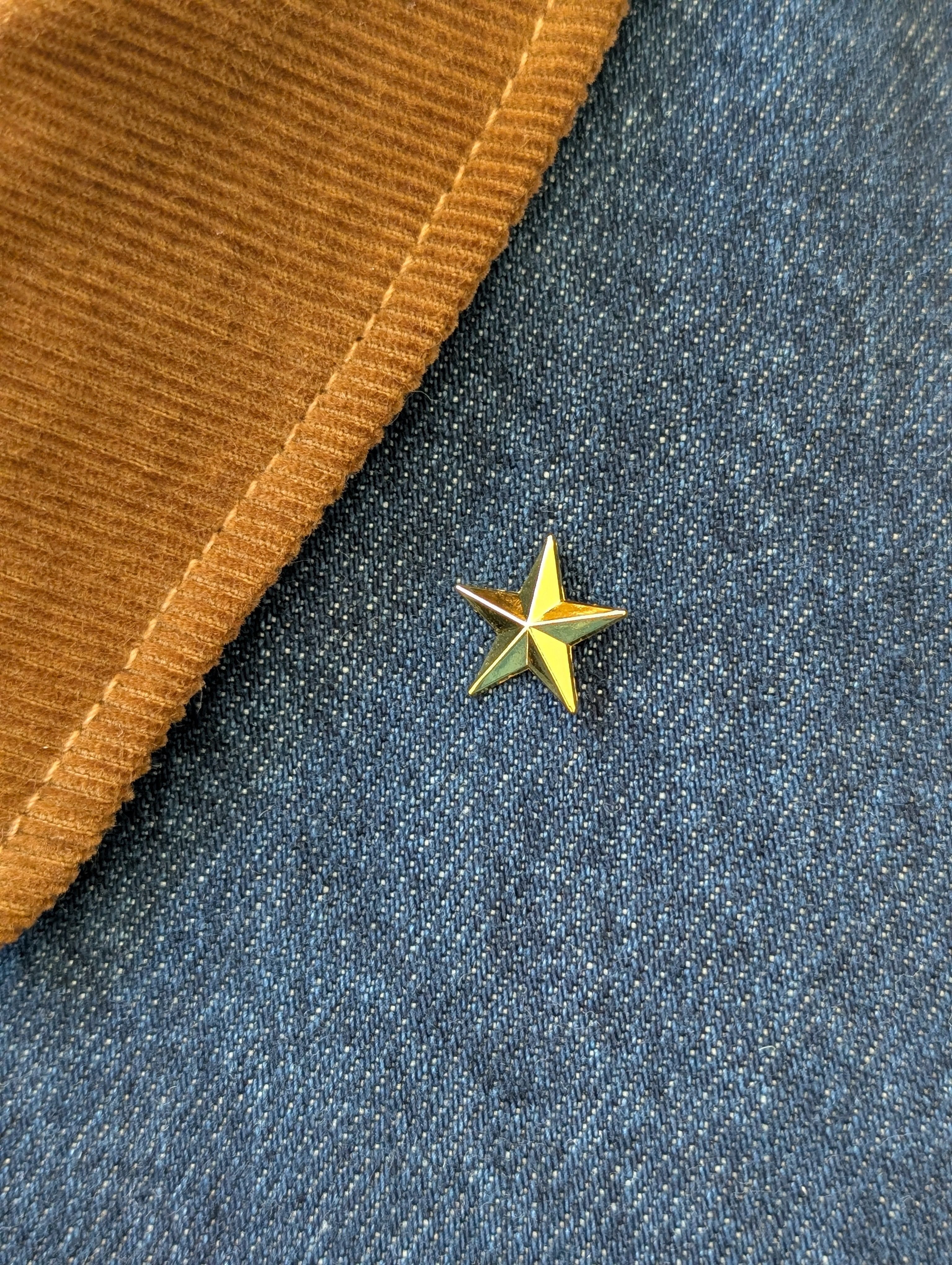 gold star pin