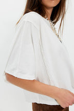 next level tee in clean ivory