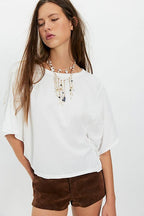 next level tee in clean ivory