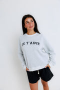 je t'aime raglan crew
