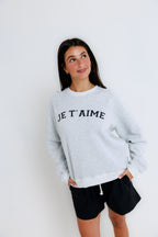 je t'aime raglan crew