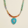 heart of summer opal necklace