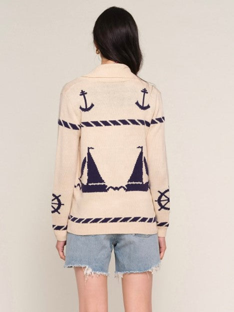 trixie cardi in ivory