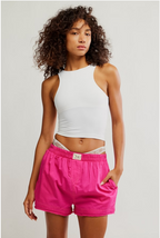 day to day solid boxer in pink peacock