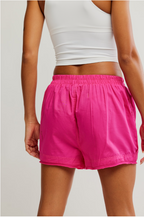 day to day solid boxer in pink peacock