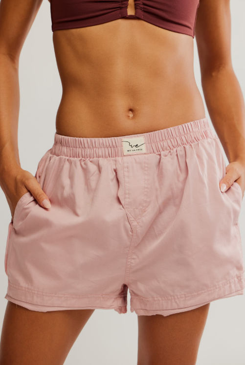 day to day solid boxer in dusty pink