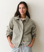 olivia cropped trench