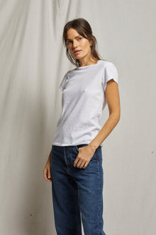  sheryl recycled cotton baby tee in white