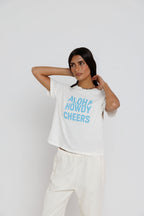 aloha howdy cheers everyday tee