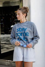 stay home club - raglan crew
