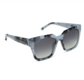 ariana in retro blue tortoise + grey gradient
