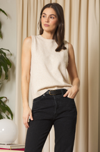 silverton sleeveless top in wax