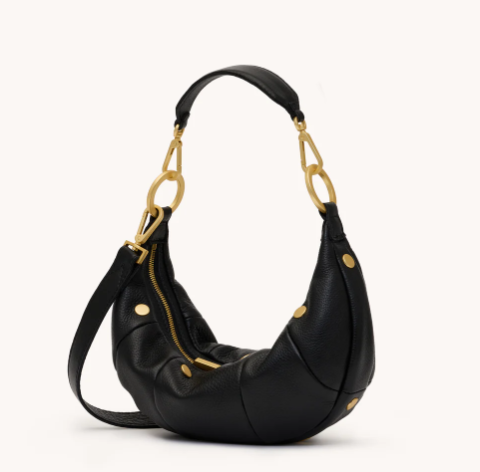 erica small in black with red zip