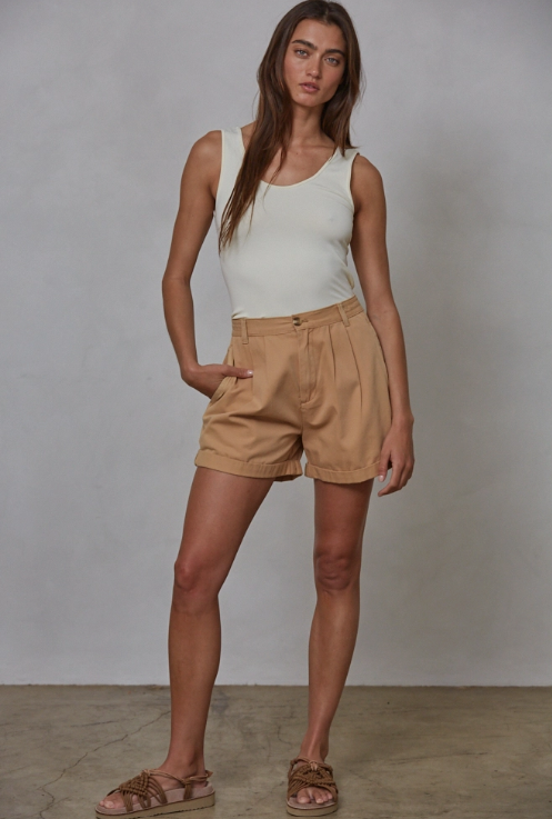 seamless reverse u-neck tank