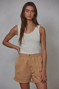 seamless reverse u-neck tank