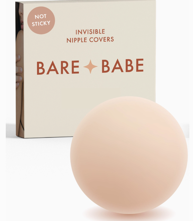non adhesive nipple covers - creme