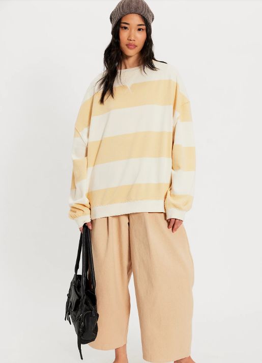 classic stripe crew