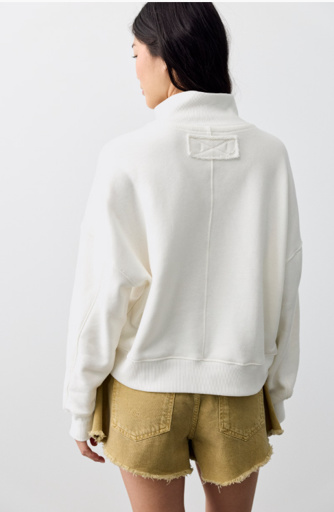 timeless pullover in ivory