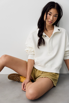 timeless pullover in ivory